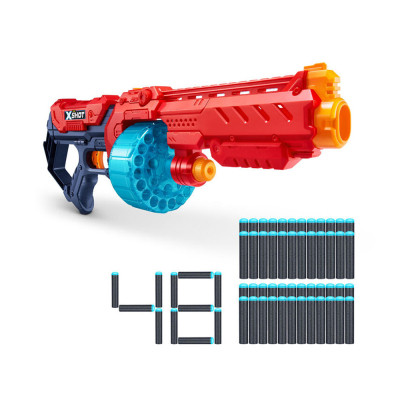 Іграшкова зброя Zuru X-Shot Red Швидкострільний бластер EXCEL Turbo Fire (48 патронів) (36270R) Вінниця - фото 1
