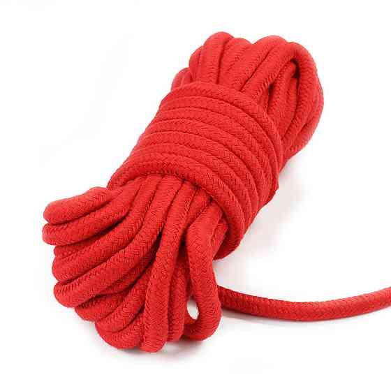 Веревка - Fetish Bondage Rope Red, 10 м Sex Aura Киев