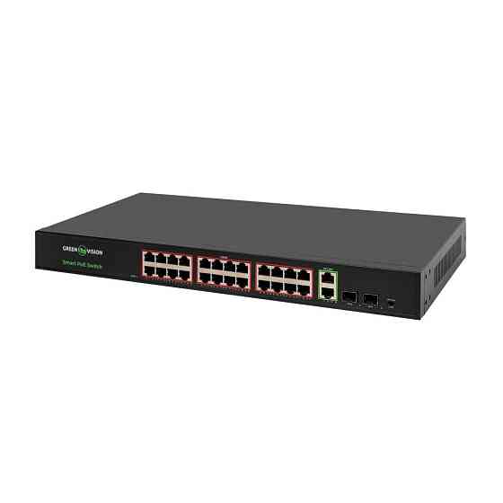 Комутатор мережевий POE GV-023-D-24G+2PG+2SFP Київ