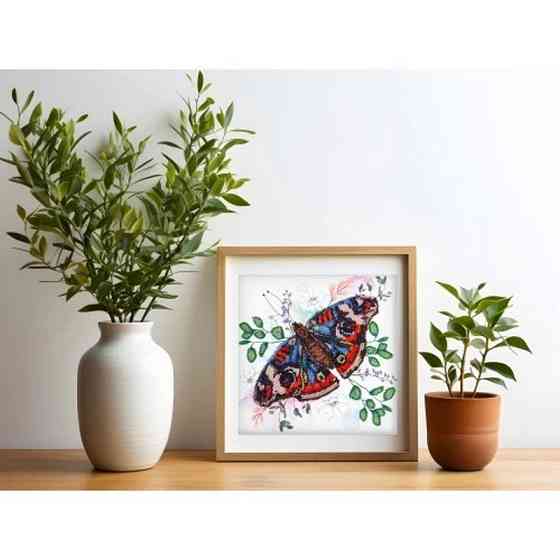 Набір-міді для вишивання бісером "Кольорова гармонія" AMB-103 на натуральному полотні Вінниця