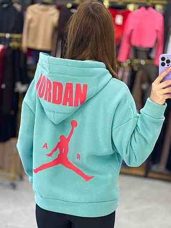 Женская стильная комфортная теплая худая турецкая трехнить на флисе Мятный, 42/44 Одесса