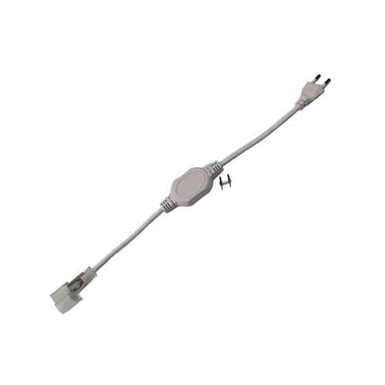 Коннектор для неону  AC to DC 220 В  14х25 мм з драйвером-регулятором, 50 см Дніпро