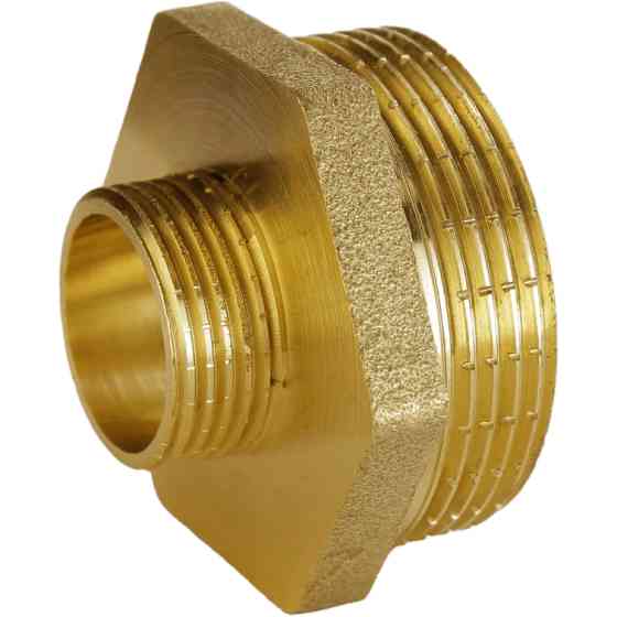 Ніпель редукційний 1 1/4″х 1/2″ЗЗ латунний А0514А Киев