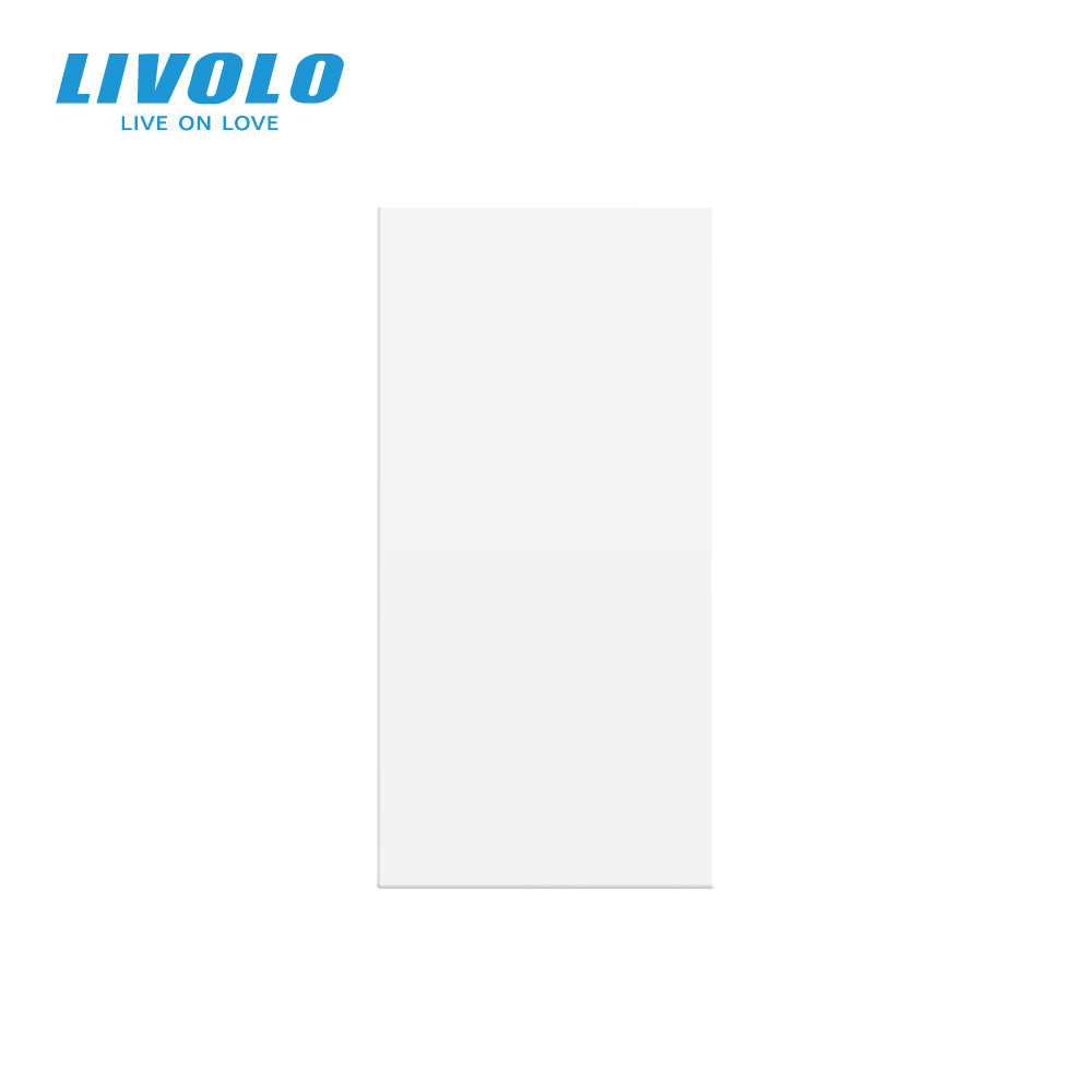 Заглушка для розетки LIVOLO, біла, модуль 22.5×45 мм, 0.5 поста (VL-FCMB-1WP) Коломыя - изображение 10