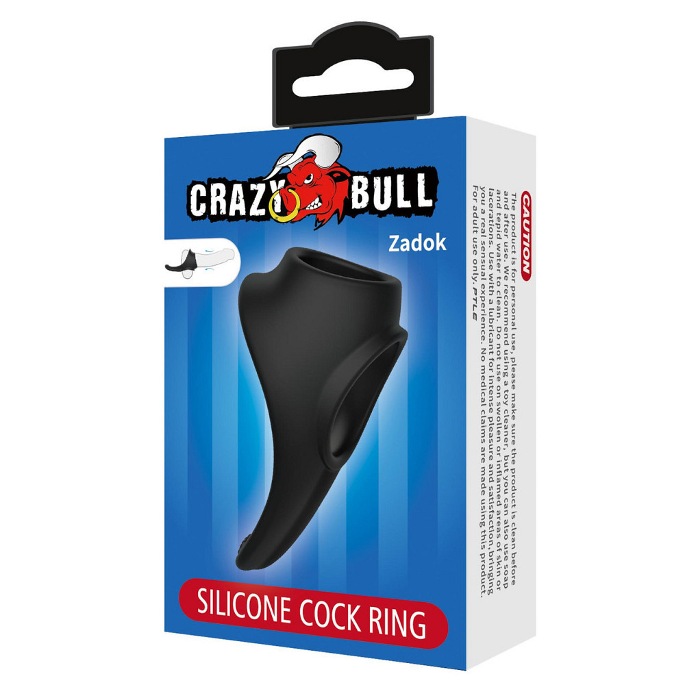 Ерекційне кільце Crazy Bull - Zadok Silicone Cock Ring, BI-210256 Sex Aura Київ - фото 8