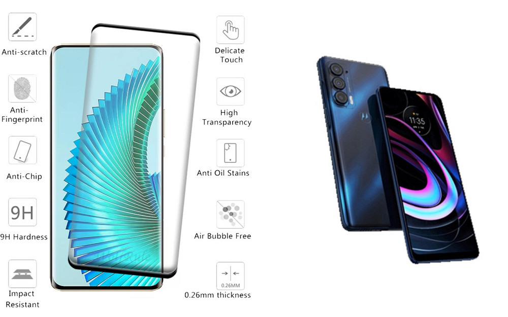 Захисне скло HyperGlass Pro для Motorola Edge 2021 – максимальна чутливість та захист Київ - фото 2