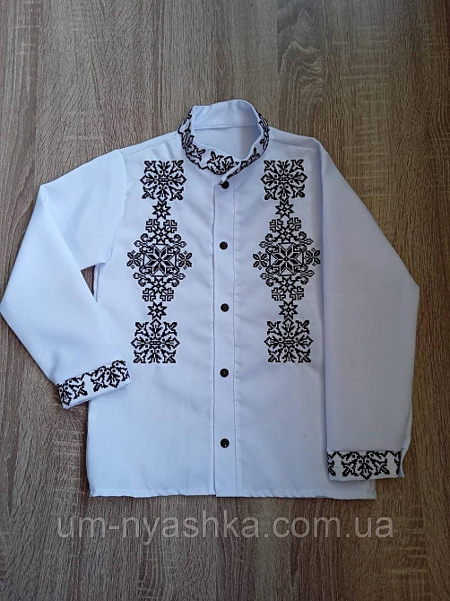 Хлопчача вишиванка "Орнамент" на кнопках Кривий Ріг - фото 4