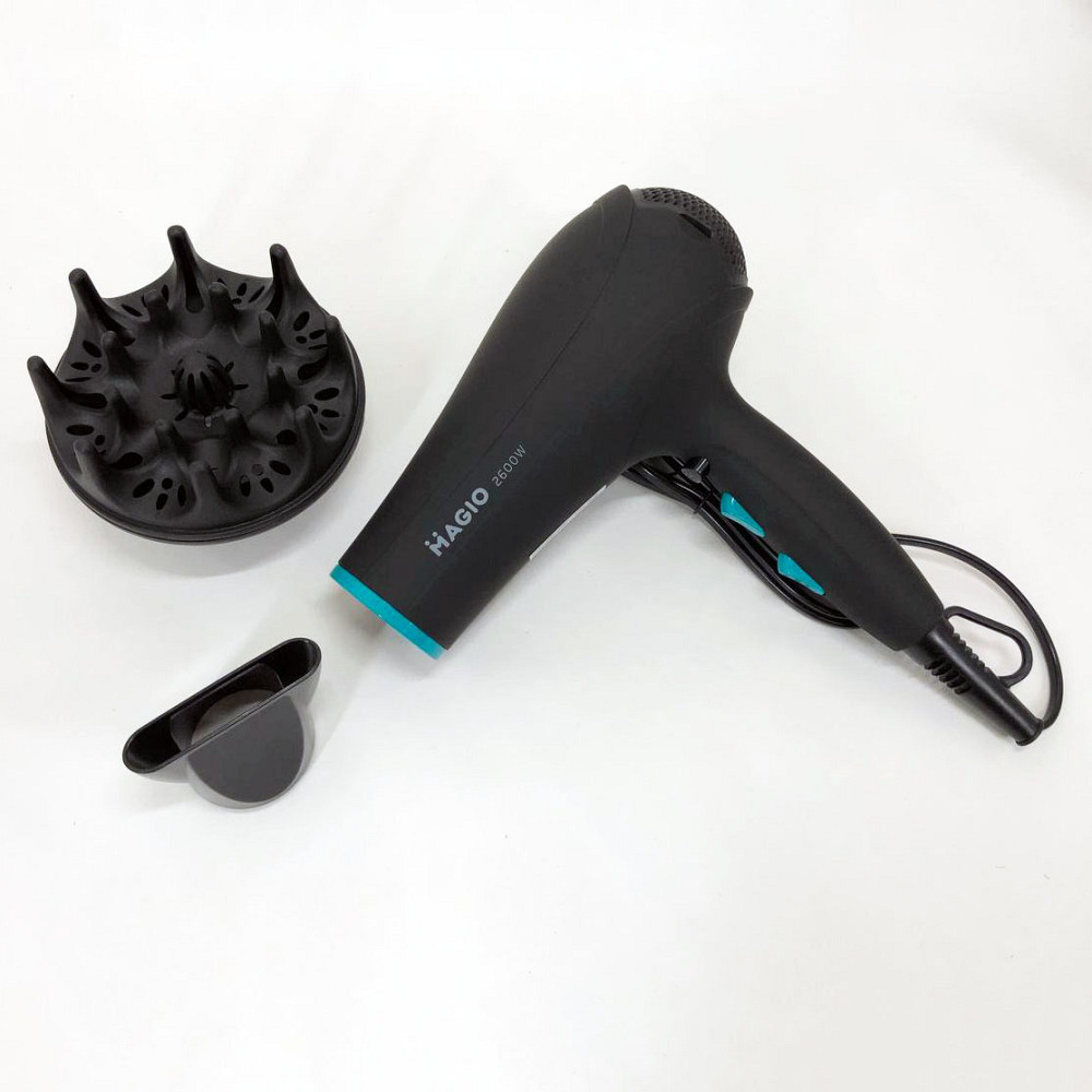 Професійний фен для укладання волосся з насадкою Magio MG-169, Класичний фен для волосся AB-23 Львів - фото 13