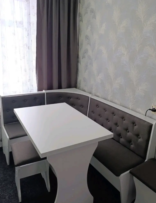 Сімейний куток кухонний зі столом та 2 табуретки 114х154 см Білий Львів - фото 9