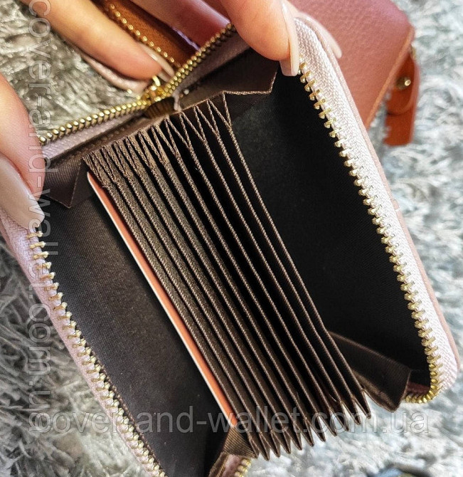 Компактний жіночий портмоне картхолдер на блискавці Київ - фото 7