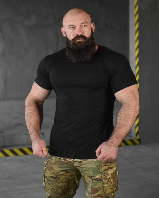 Трикотажна футболка LEXION black НП4976 Одеса - фото 1