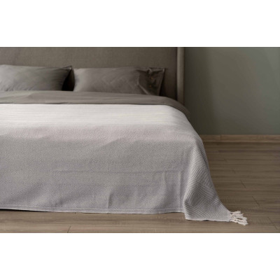 Плед Ardesto Summer 100% хлопок серый 140х190 см (ART0915SG) Винница - изображение 10