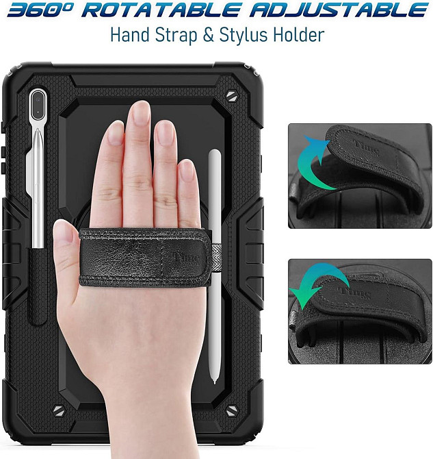 Фірмовий протиударний чохол Timecity на Samsung Galaxy Tab S7 FE/S7+/S8+ 12.4" Дніпро - фото 6