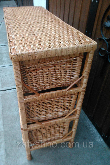 Комод большой плетеный из лозы Киев - изображение 4