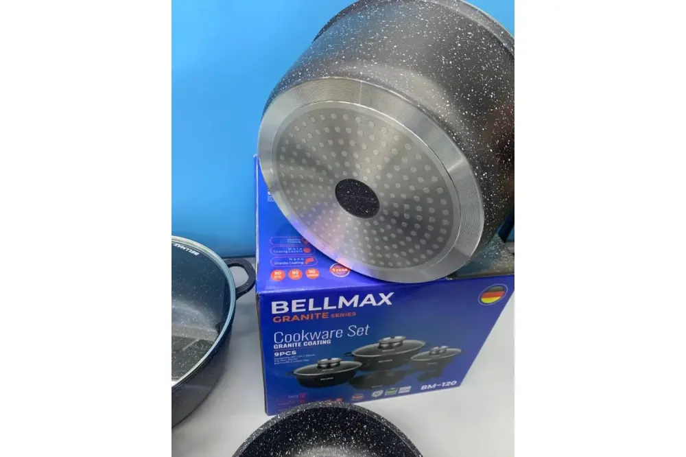 Набор посуды 9 предметов Bellmax Cookware Set BM-120 Коломия - фото 8