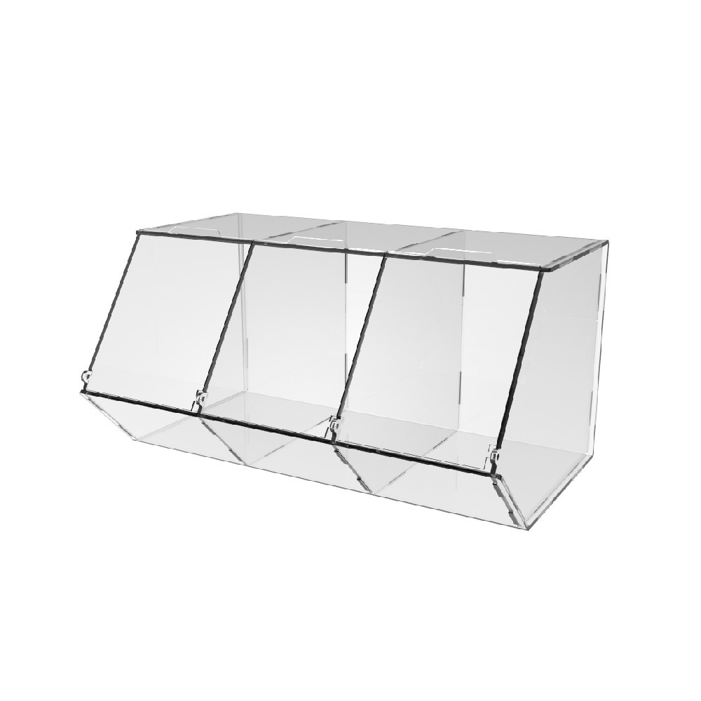 Диспенсер EKOSTAR 295х180х150мм для мармеладов, снеков, орехов 3 ячейки Киев - изображение 1