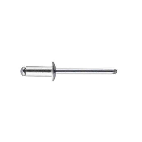 Заклепка алюмінієва, 4,8×12,0 мм, 50 шт. INTERTOOL RT-4812 Киев