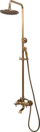 Душовий комплект RETRO BRONZE 1 FALA : 2 функції, регульована висота 95-130 см [5] Одесса