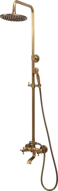 Душовий комплект RETRO BRONZE 1 FALA : 2 функції, регульована висота 95-130 см [5] Одеса - фото 1