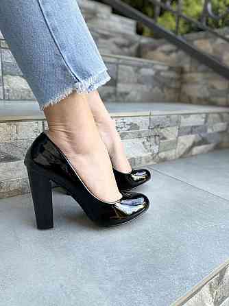 Туфлі жіночі SEASTAR чорні еко-лак 37р. каблук 10см. (4579) Коломыя