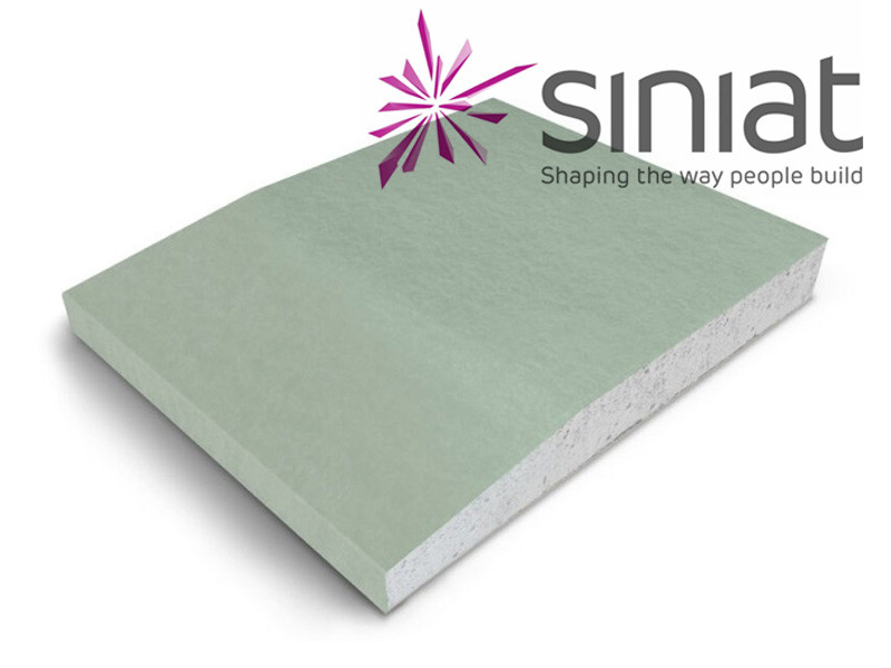 Гіпсокартон вологостійкий NIDA Siniat 12.5*1200*2500 мм (1м²) Київ - фото 1