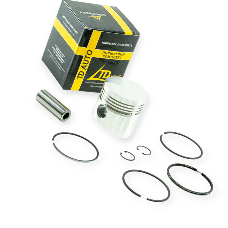 Поршень збору на мотоблок 178F d=78,50mm (гострий конус форкамери) Мукачево - фото 1