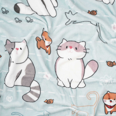 Плед Ardesto Flannel 100% полиэстер, милые котики 160х200 см (ART0130PB) Вінниця - фото 3