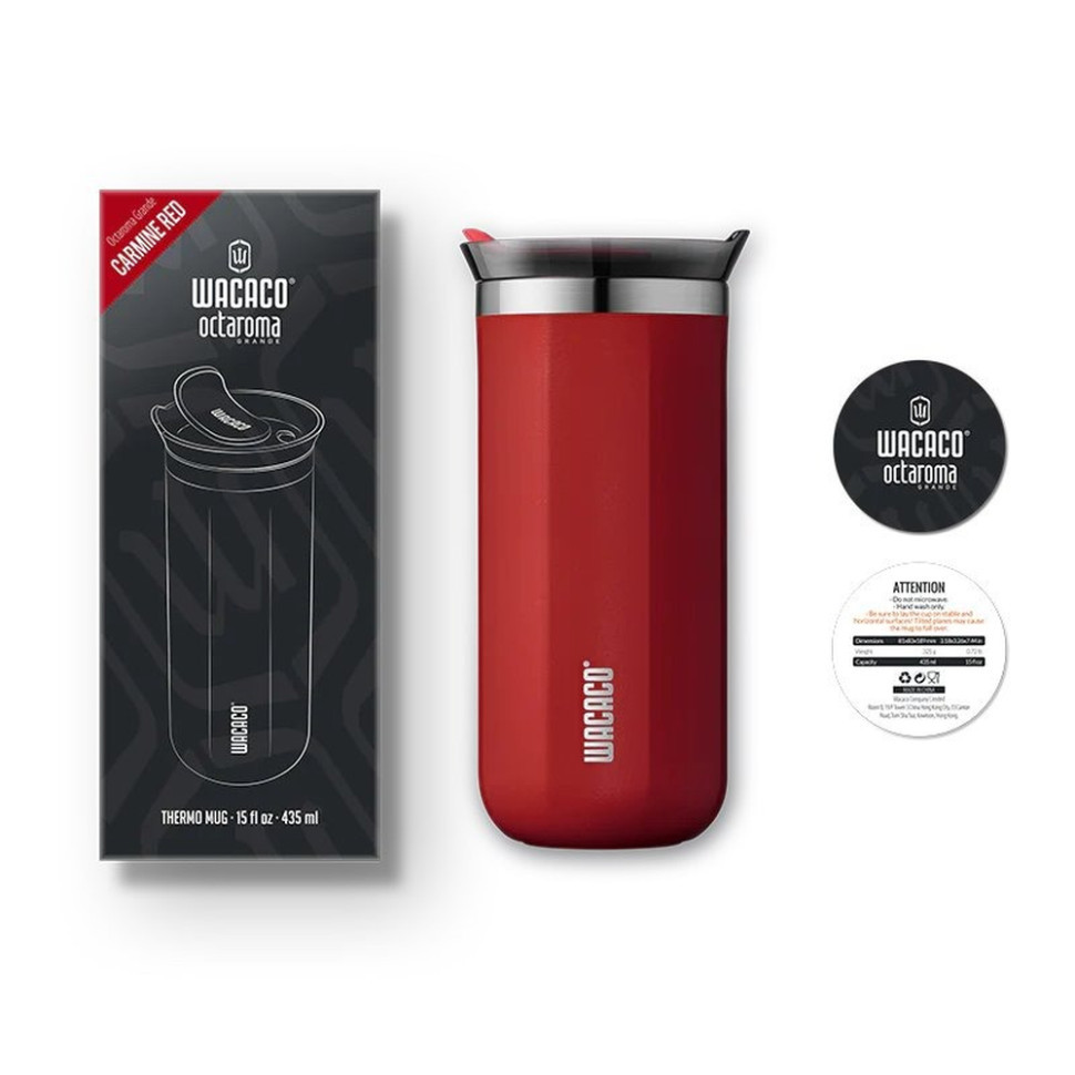 Термокухоль Wacaco Octaroma Grande 435 мл, червоний Київ - фото 3