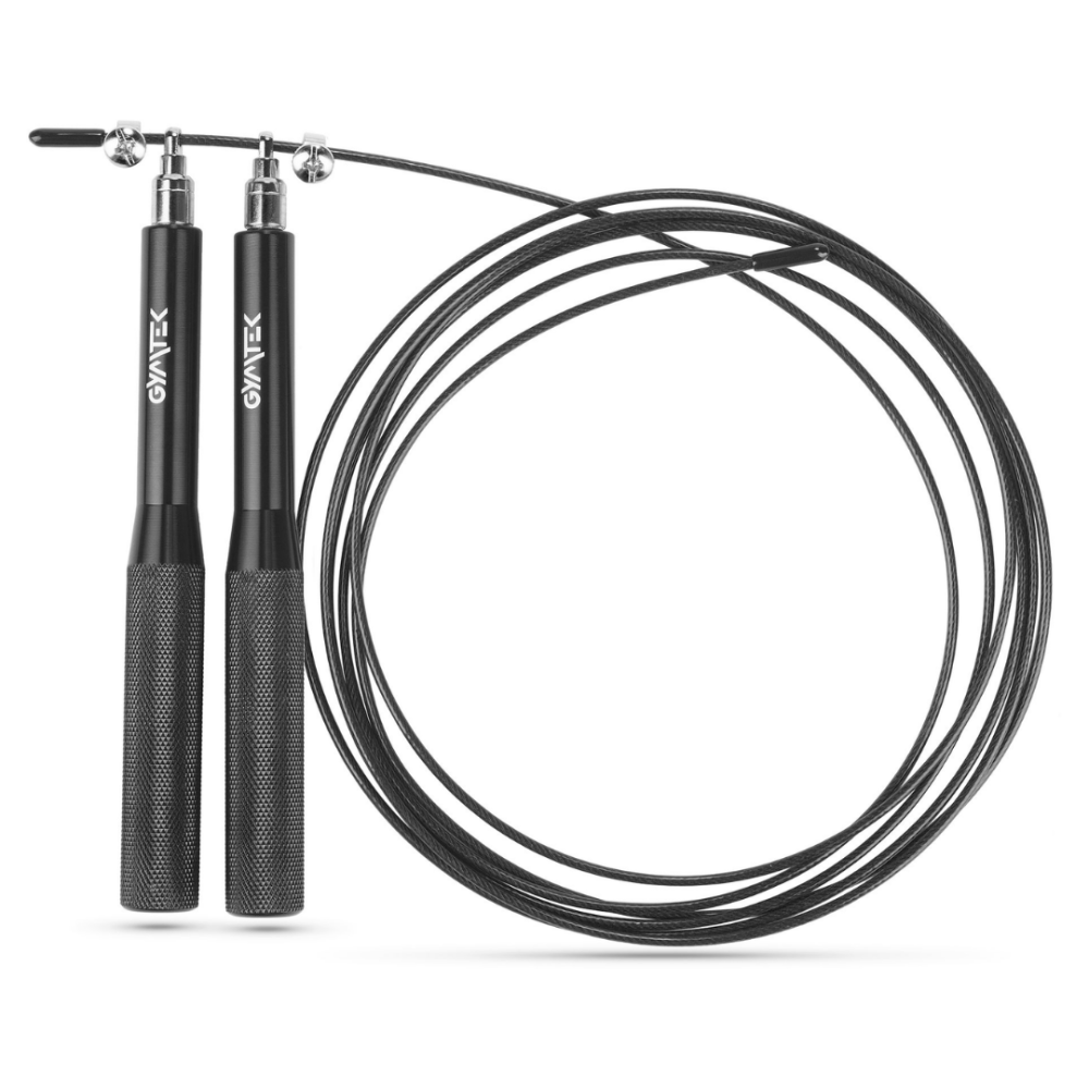 Скакалка Gymtek швидкісна чорна Київ - фото 2