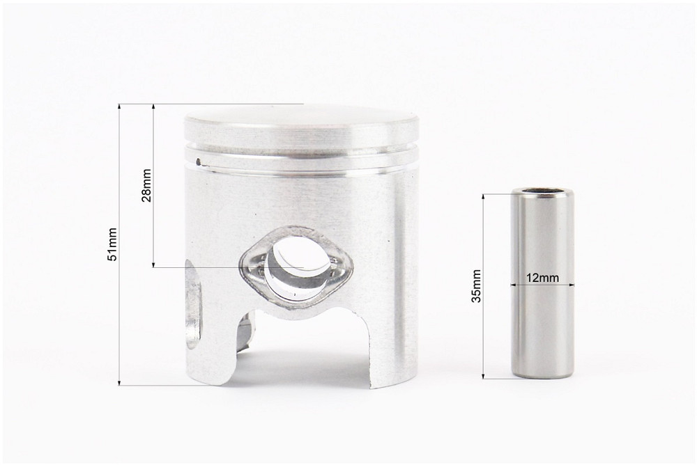 Циліндр к-кт (цпг) 2Трем 65cc-44мм (висота циліндра 64/87мм) (палець 12) Киев - изображение 6