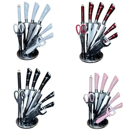 Набор столовых ножей+ножницы+чистка 9 предметов Коломия