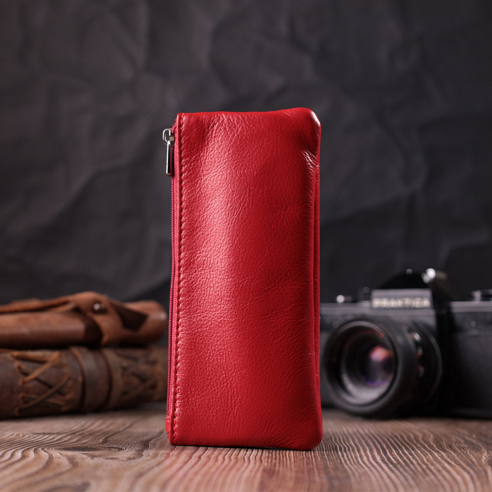 Оригинальная ключница из натуральной кожи ST Leather 22509 Красный Киев - изображение 9