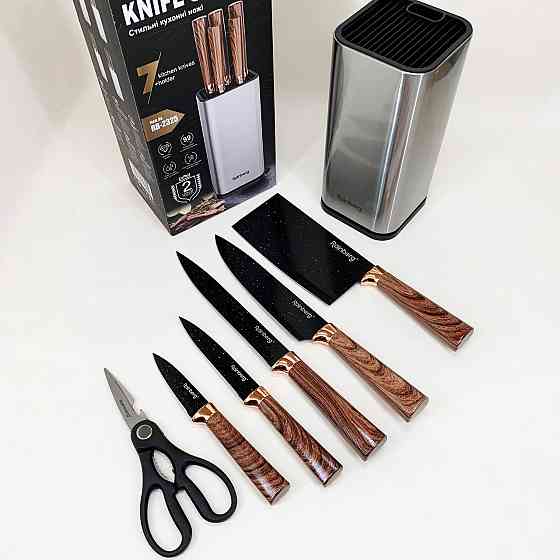 Набір кухонних ножів преміум, Набір ножів для гурманів і кулінарів кухонних для кухарів MT-75 Львів