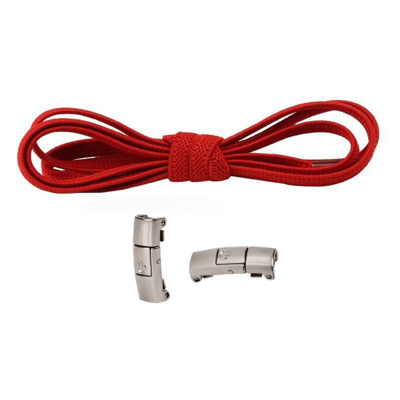 Магнітні шнурки — надійна фіксація та комфорт | Lace 120cm (червоні) Миколаїв - фото 2