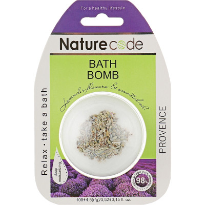 Бомбочка для ванни Nature Code Provence 100 г (4820205302619) Вінниця - фото 1