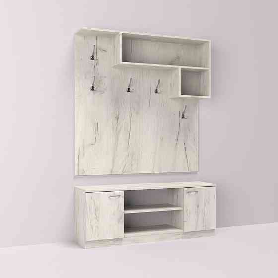 Передпокій ГКШ-10, Дуб Крафт Білий, 1300/350/1900 Львів