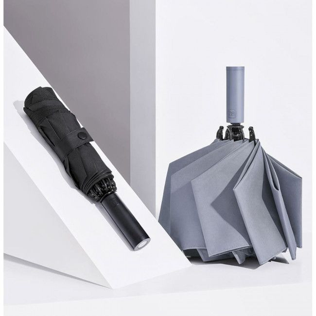 Парасолька з ліхтариком Xiaomi 90FUN Oversize Automatic Umbrella (Чорна) Миколаїв - фото 5
