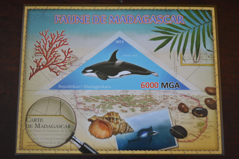 Мадагаскар. Фауна. Личности. Блок. 2014 р. (А-34) Полтава - фото 1