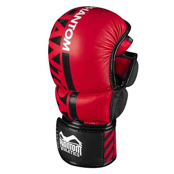 Рукавиці для ММА Phantom APEX Red L/XL (капа в подарунок)) Каменское