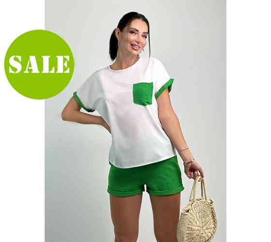 Стильний костюм з шортами "Florence" оптом | Розпродаж моделі Київ