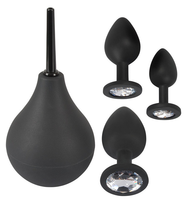 Набор анальных пробок - Black Velvets Anal Kit Sex Aura Киев - изображение 2