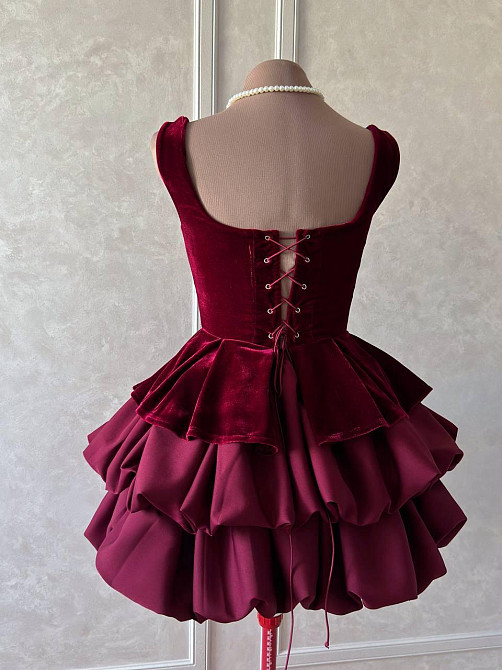 Женский праздничный элегантный комплект баска-корсет + юбка Бургуди, 42/44 Одесса - изображение 6