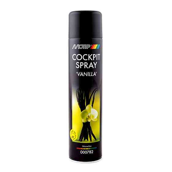 MOTIP Black Line Dashboard Cleaner 600 мл — очищувач панелі приладів напівматовий Ваніль 000782 Ковель