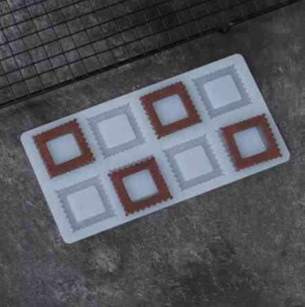 Форма для шоколада Квадратики 217 на 114 мм серый Киев