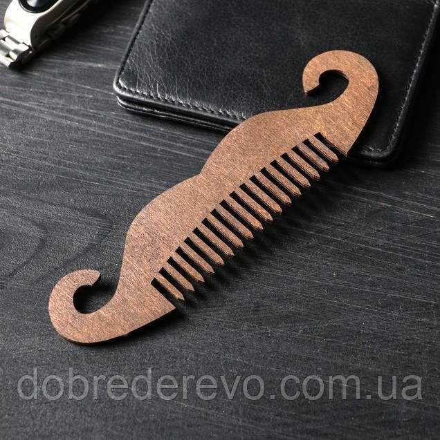 Гребінець для бороди та вусів "Уси" Вижниця - фото 1