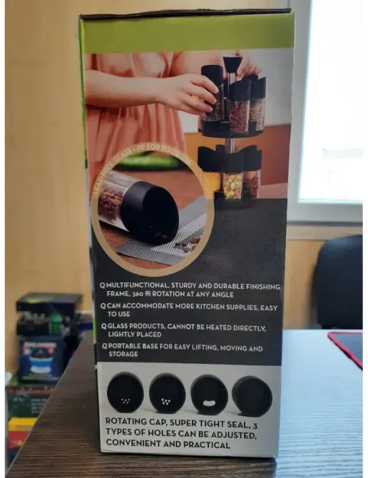 Набор из 12 вращающихся баночек для специй Especia Conjunto De Abastecedor Коломия - фото 3