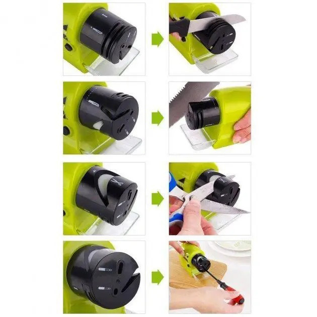 Точилка для ножей для начинающих Swift Sharp DY-521 Точилка заточки ножей на кухне UQ-55 Львов - изображение 13