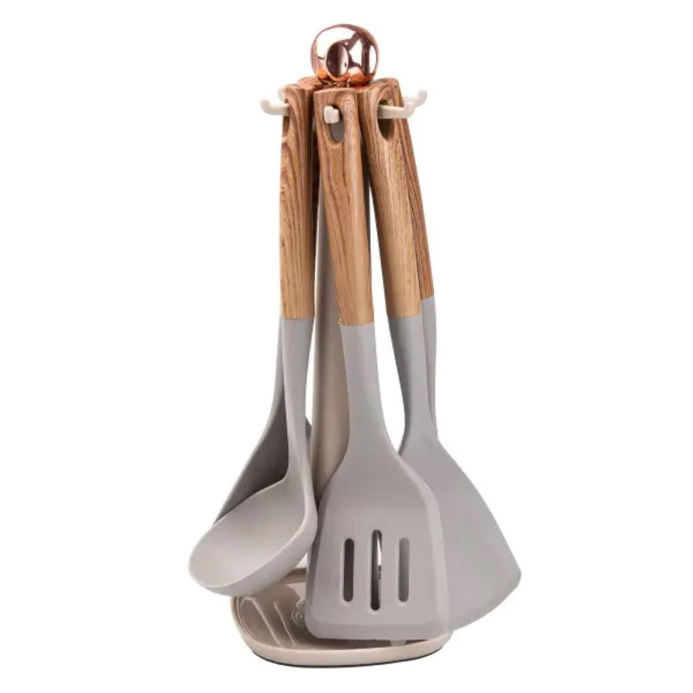 TS Kitchen Набір кухонного приладдя 6 штук з підставкою Коломыя - изображение 1