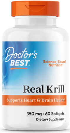 Олія криля для серцево-судинної системи Doctor's Best Real Krill 350 мг 60 капс Київ