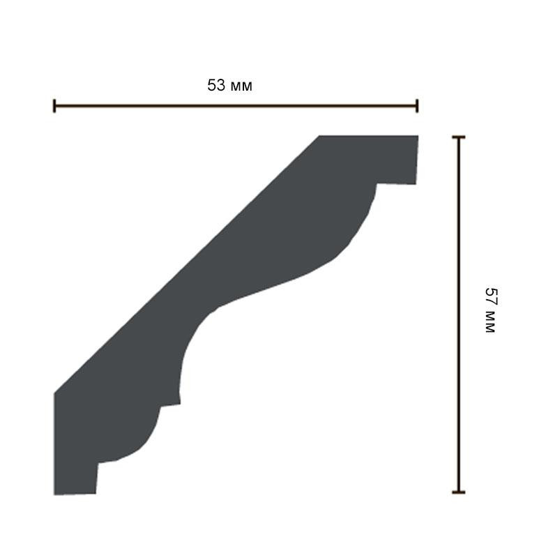 Карниз полиуретановый гладкий Gaudi Decor P 205 Flexi Днепр - изображение 2